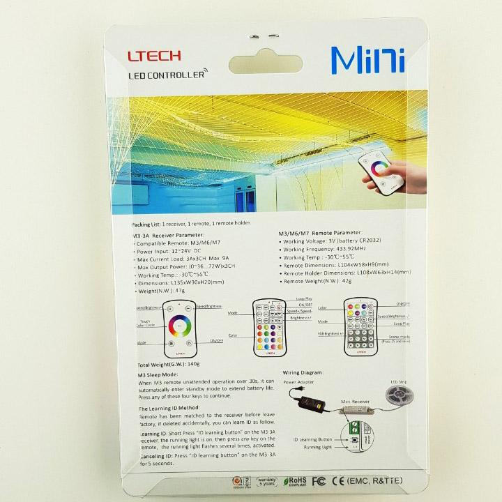 Bộ điều khiển Ltech đèn Led mini M3+M3-3A CV CT controller