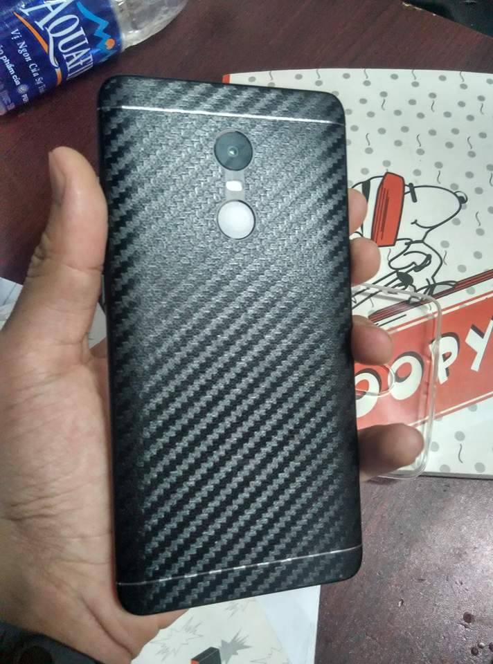Xiaomi Redmi Note 4X  Dán Cacbon Xiaomi Note4x ( Tặng Ốp Silicon )( Note4 TGDD )