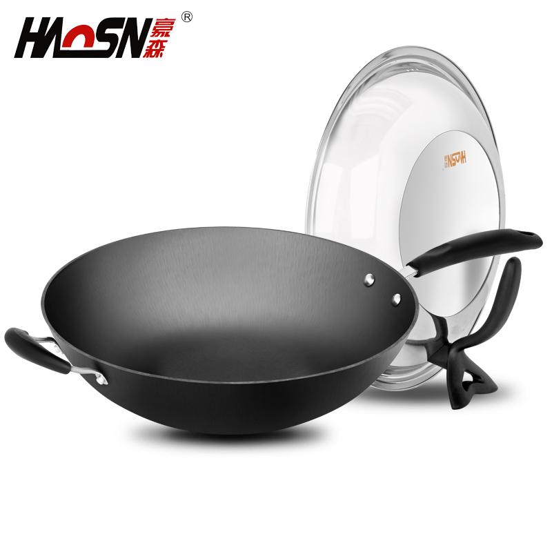 Haosn 36 Cm Bếp Từ Chảo Gang Chảo