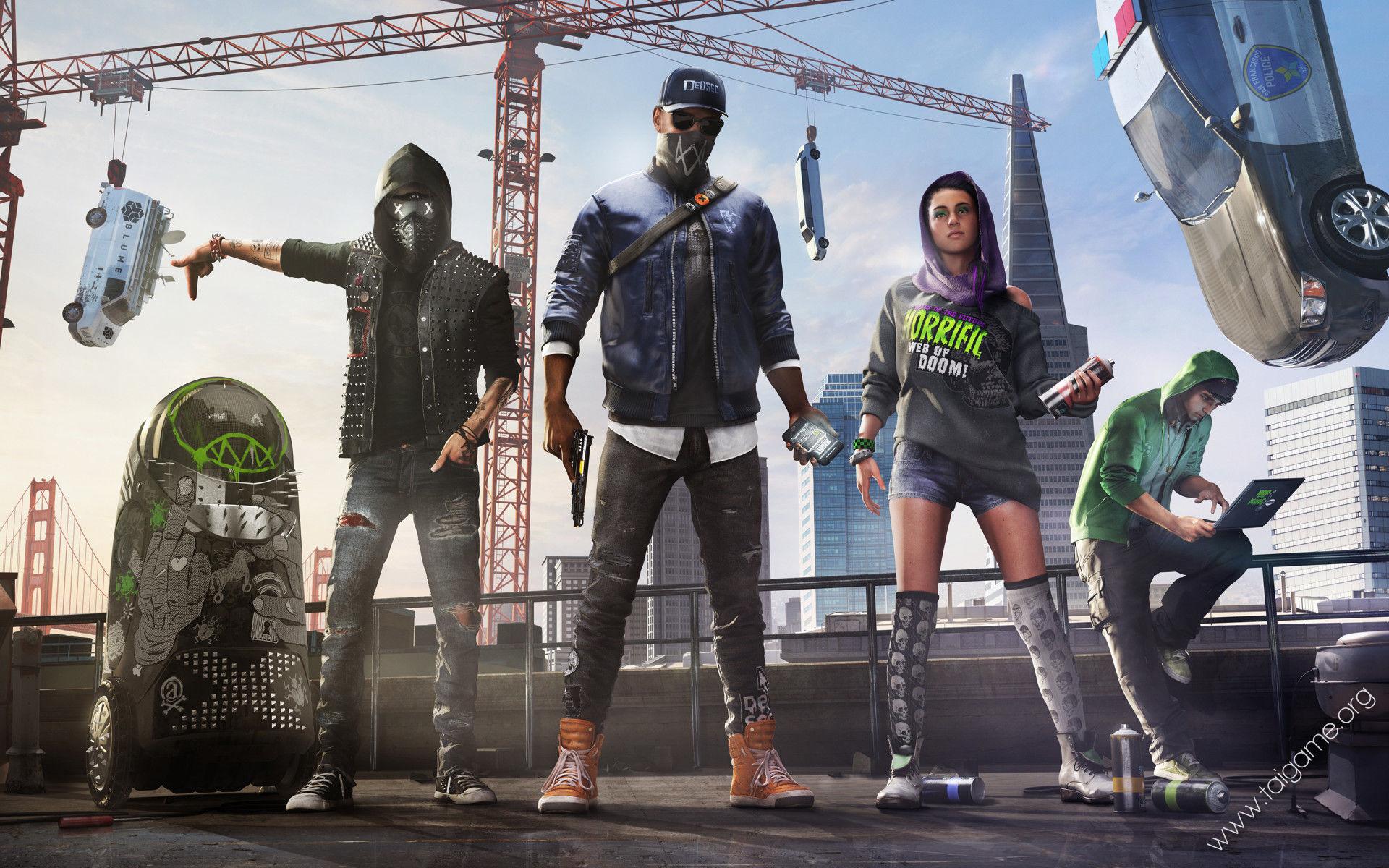 Đĩa game PS4: Watch Dogs 2
