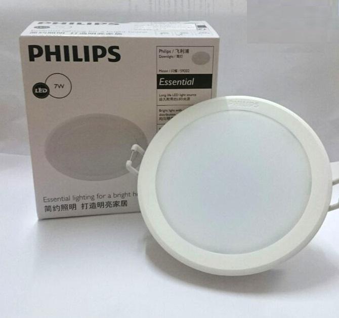 Bộ 6 Đèn Downlight âm trần Philips 59202 Meson 7W 6500K- Ánh sáng trắng