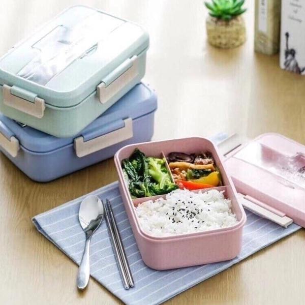 [HCM]Hộp đựng cơm lúa mạch hộp cơm hộp chứa cơm lúa mạch loại cao cấp - tiện dụng