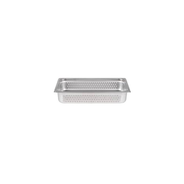 KHAY INOX BUFFET ĐỤC LỖ 1/1 CAO 6,5 CM