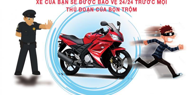 Chống trộm xe máy cảm ứng thế hệ 2