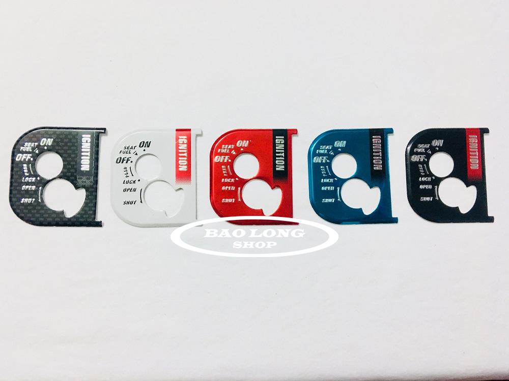 Tem Nhôm dán ổ khóa Xe máy Airblade (màu Đỏ)
