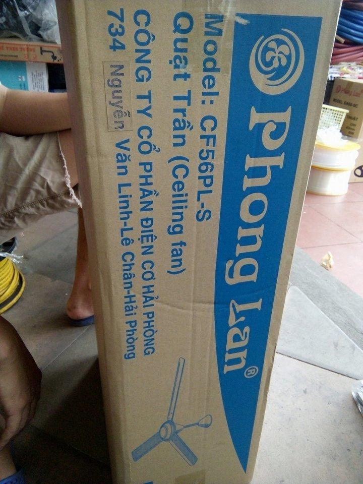 Quạt trần Phong Lan CF56PL - S mẫu mới