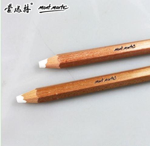 Bộ bút chì than trắng thân gỗ, Mont Marte, 2 cây