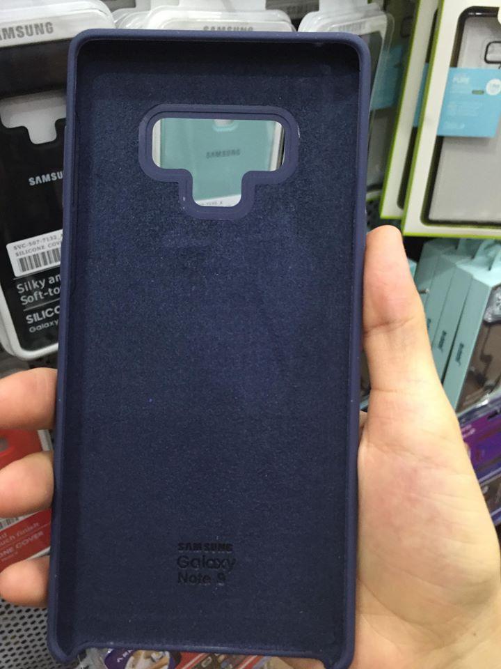 Ốp lưng Silicone Cover cho Samsung Note 9 (xanh than)