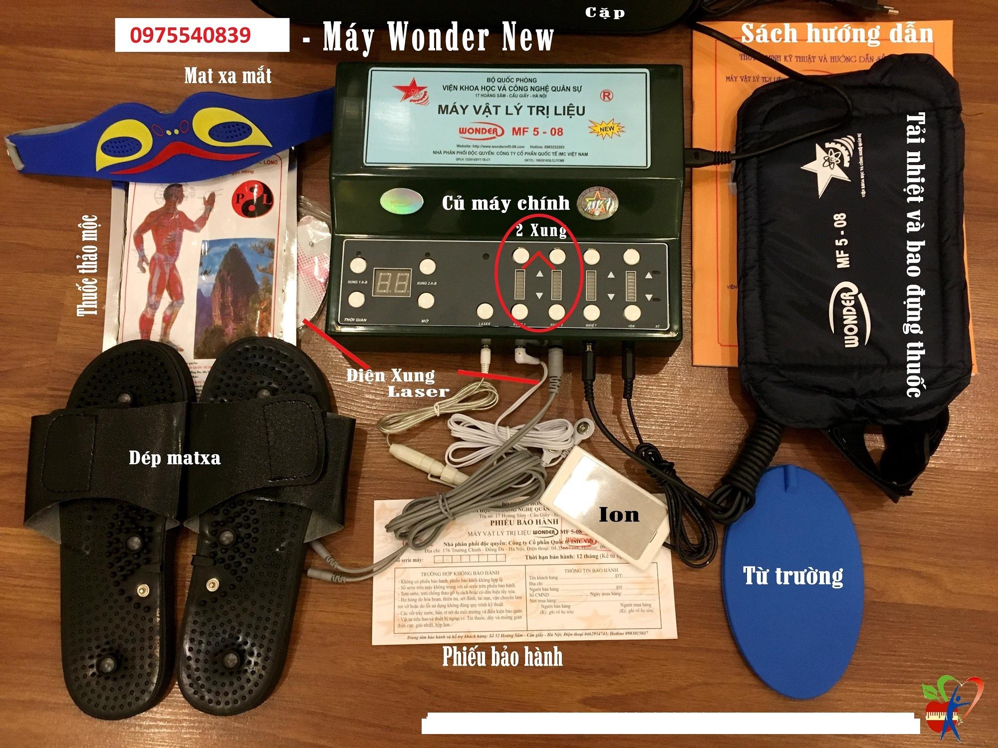 Máy vật lý trị liệu đa năng wonder new mf 508 mới - bộ quốc phòng