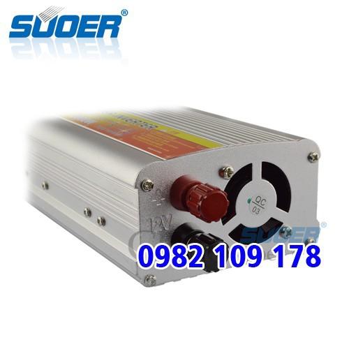 kích điện 12V lên 220V 2000w suoer SUA-2000AF bảo vệ ngược cực ắc quy