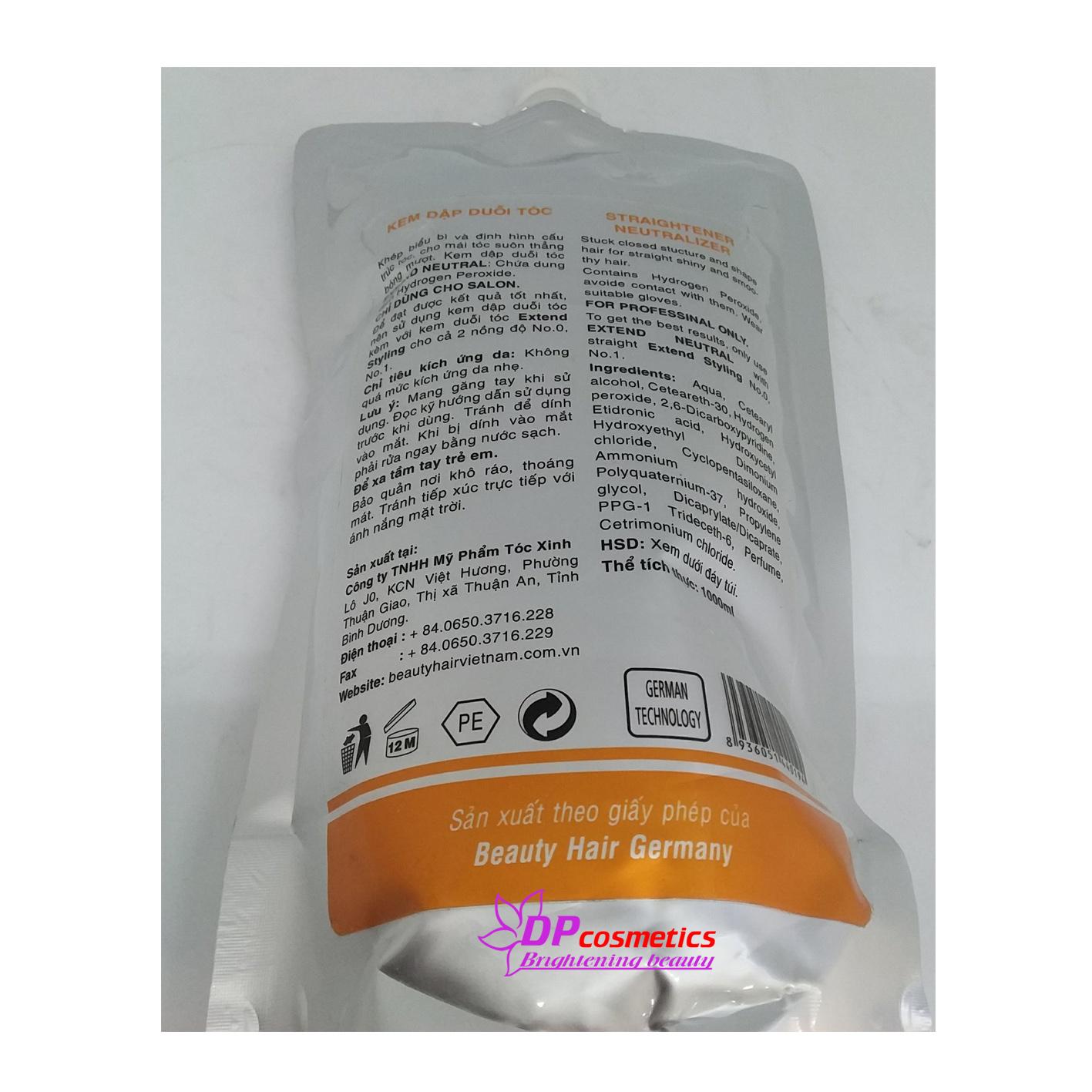 Thuốc dập duỗi tóc Beauty Plus Dung Tích 1000ml