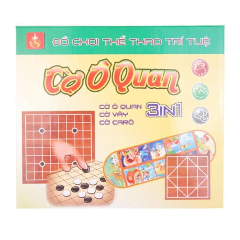 Bộ Cờ Ô Ăn Quan 3In1 (Ô Ăn Quan, Cờ Vây, Caro)
