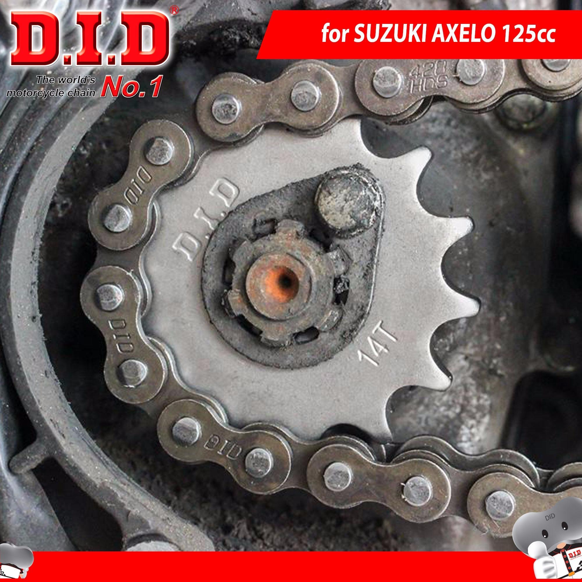 Nhông sên dĩa DID SUZUKI AXELO 125cc Sên đen 10ly ( Thái Lan )