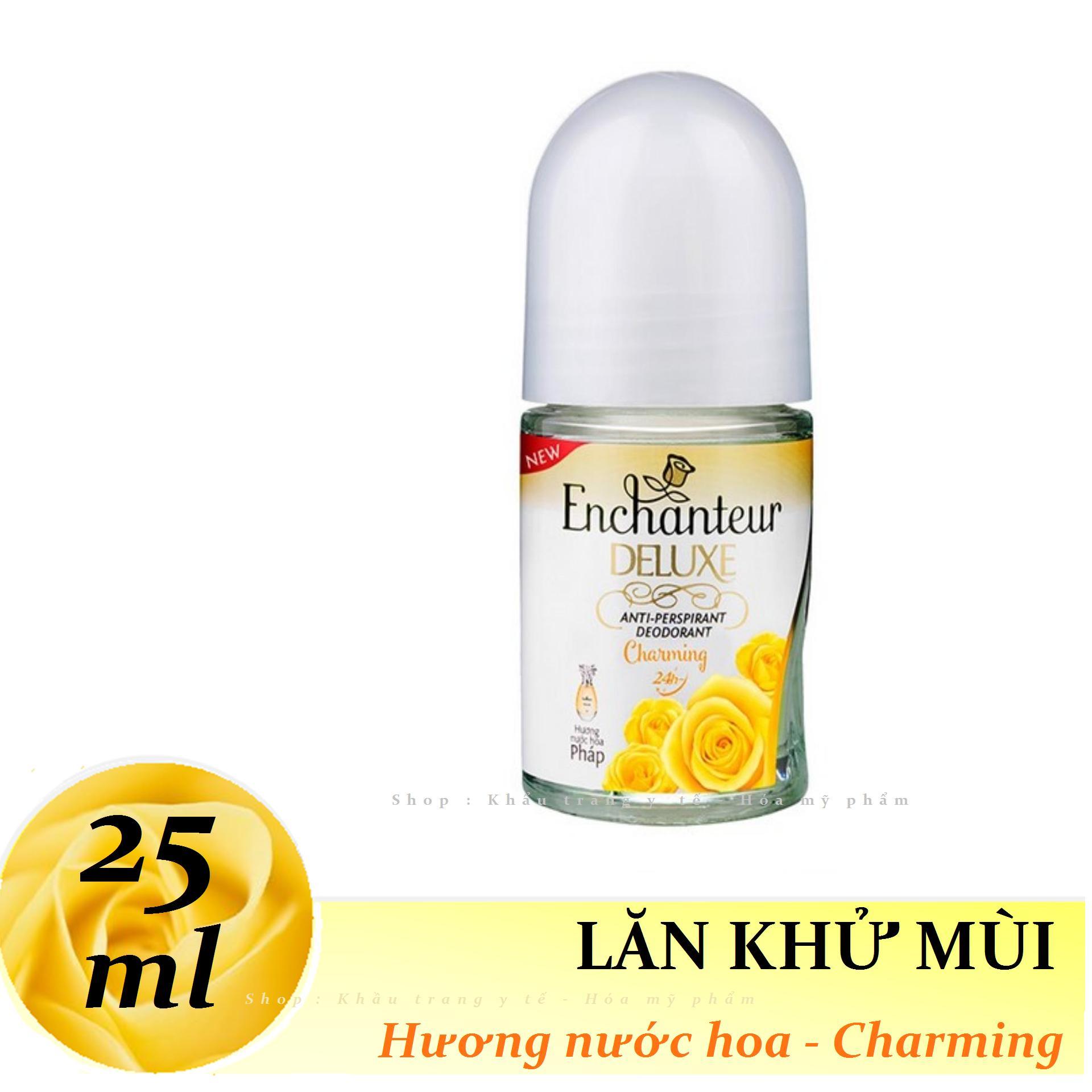 [HCM]Enchanteur - Lăn khử mùi Hương nước Hoa 25 ml - Hương Charming