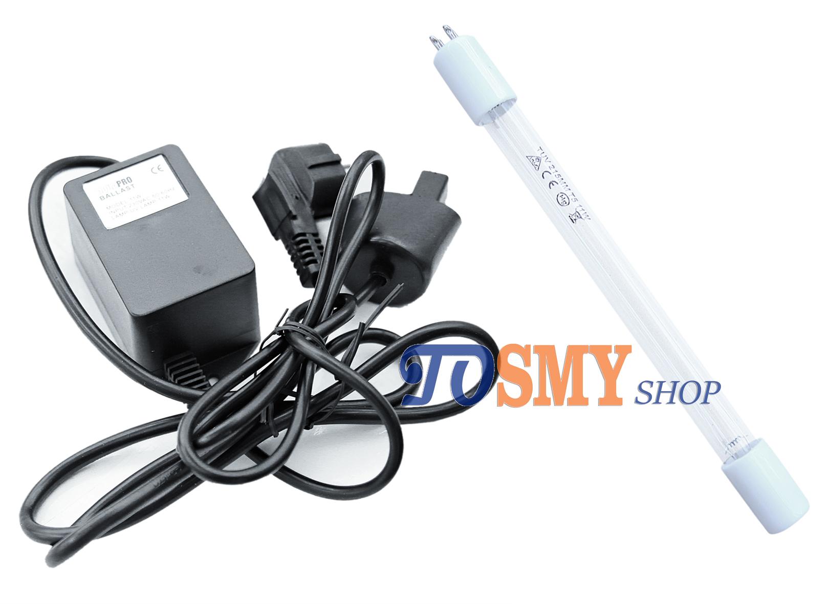 [HCM]Bộ Adaptor (biến áp) chuyển nguồn và bóng đèn cực tím UV 11W