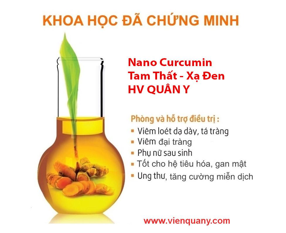 Nano Curcumin - Tam Thất - Xạ Đen
