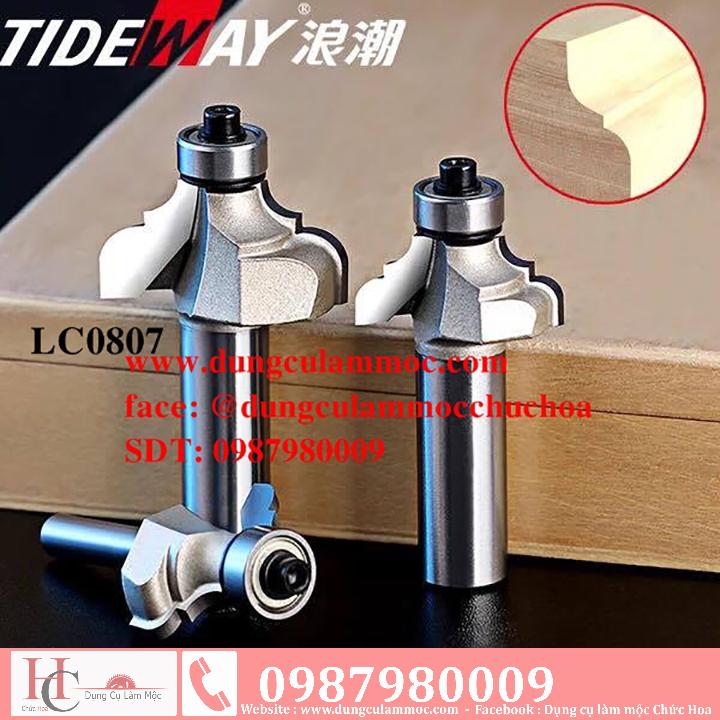 Mũi phay chỉ cửa cong Tideway AC0807