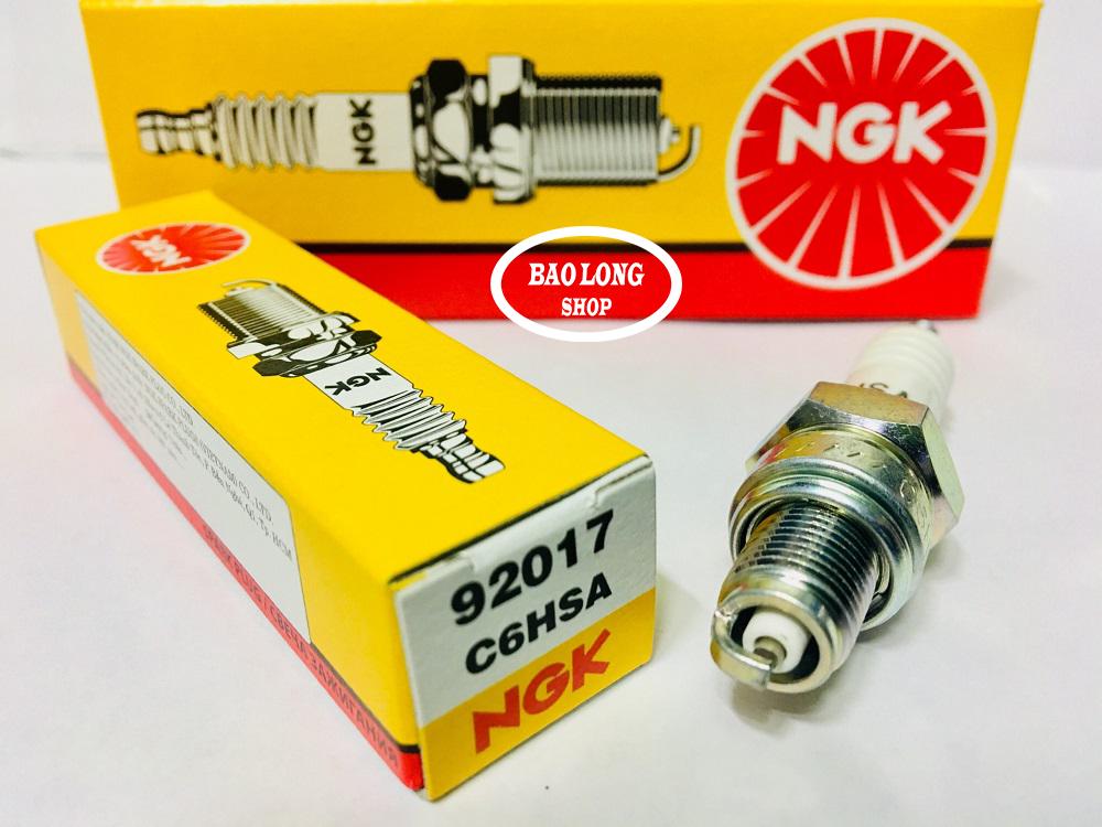Bugi NGK C6HSA tiêu chuẩn chân ngắn