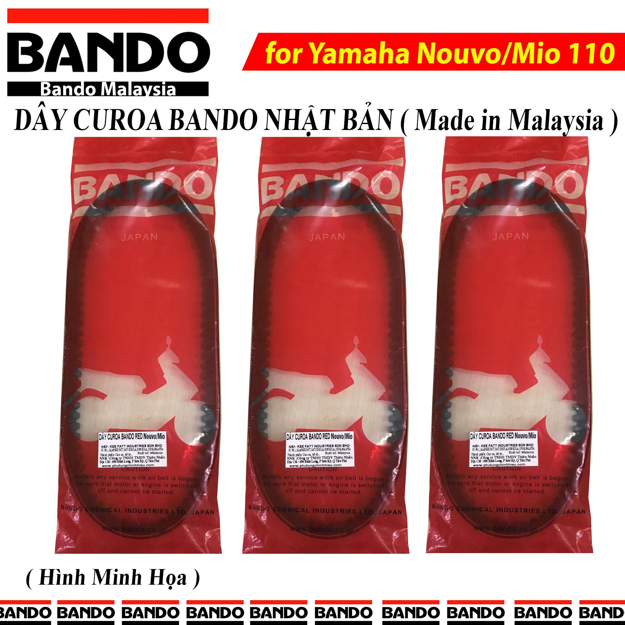 [HCM]Dây curoa Yamaha Nouvo / Mio 110cc ( Bando Malaysia )