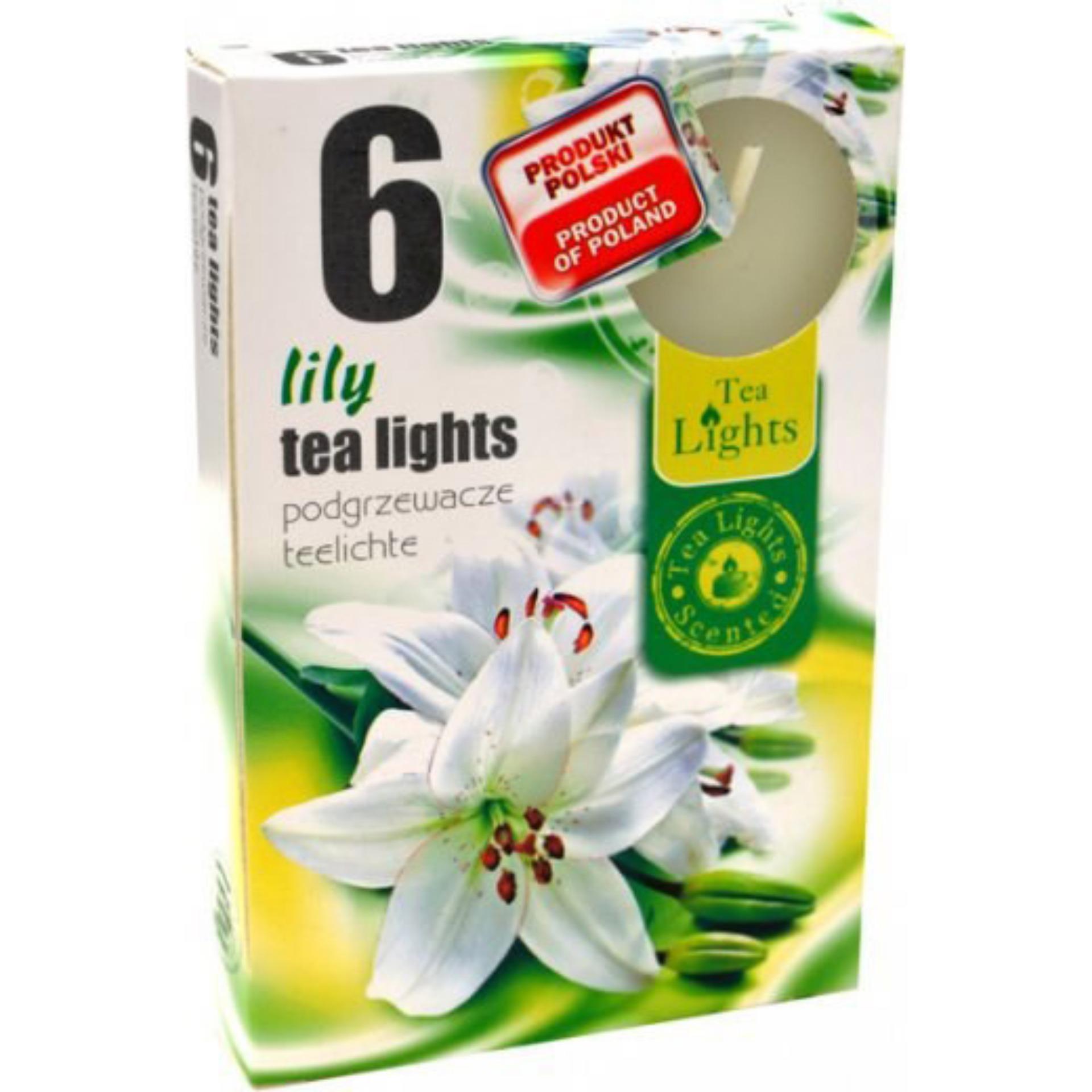 Hộp 6 nến thơm Tea lights Admit Lily ADM6824 (Hương hoa ly)