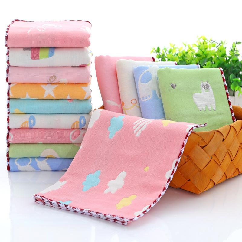 100% Cotton Mềm Hình Chữ Nhật Khăn Trẻ Em Khăn Mặt