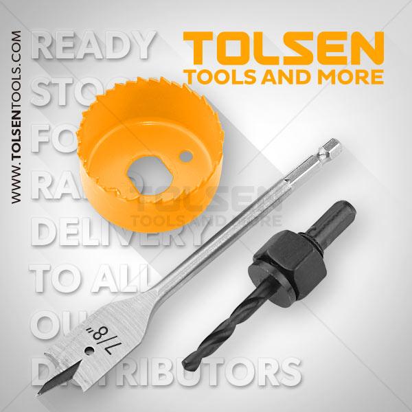 Bộ Khoét Lỗ Gỗ 3 Món Tolsen 75868