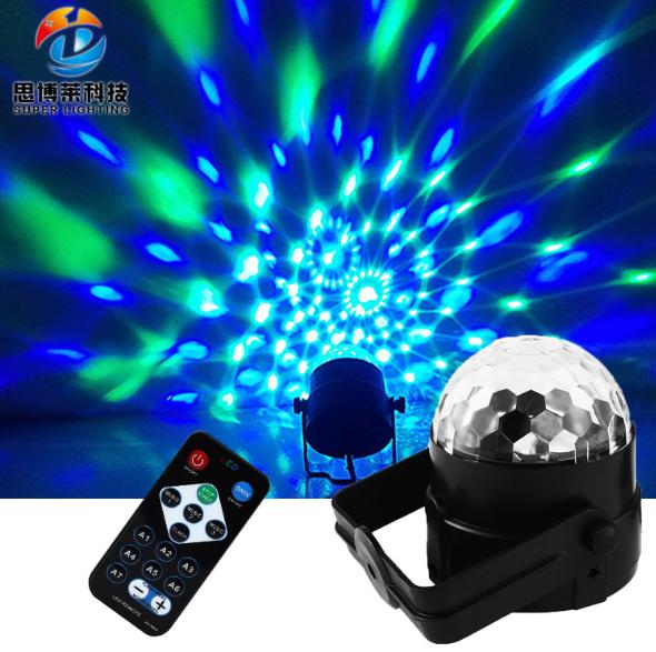Đèn Led xoay 7 màu