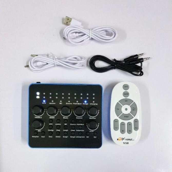Sound card thu âm V10
