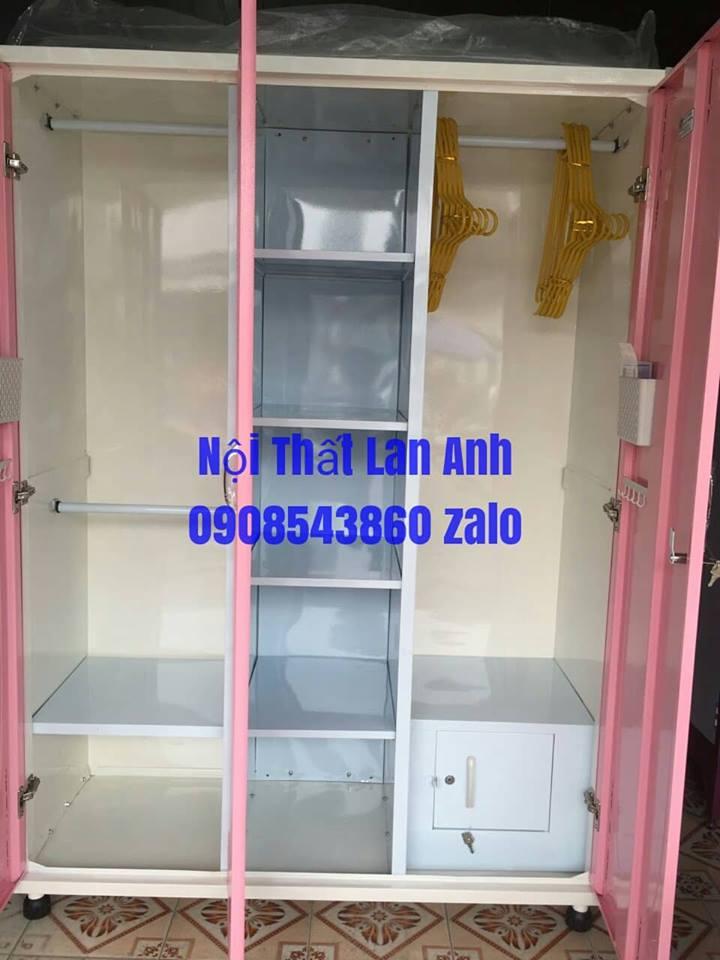 Tủ sắt quần áo sơn tỉnh điện cao cấp 1m8 x1m25