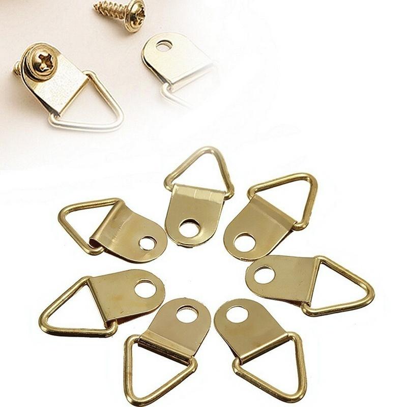 Bộ 30 Móc Treo Tranh Tam Giác 1cm