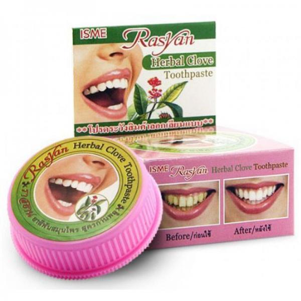 Rasyan Herbal Clove Toothpaste - Kem làm trắng răng Thái Lan