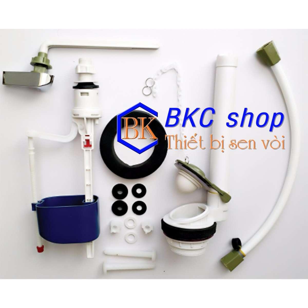 [HCM]Bộ xả két rời tay gạt ngang lắp mọi bồn cầu tay gạt