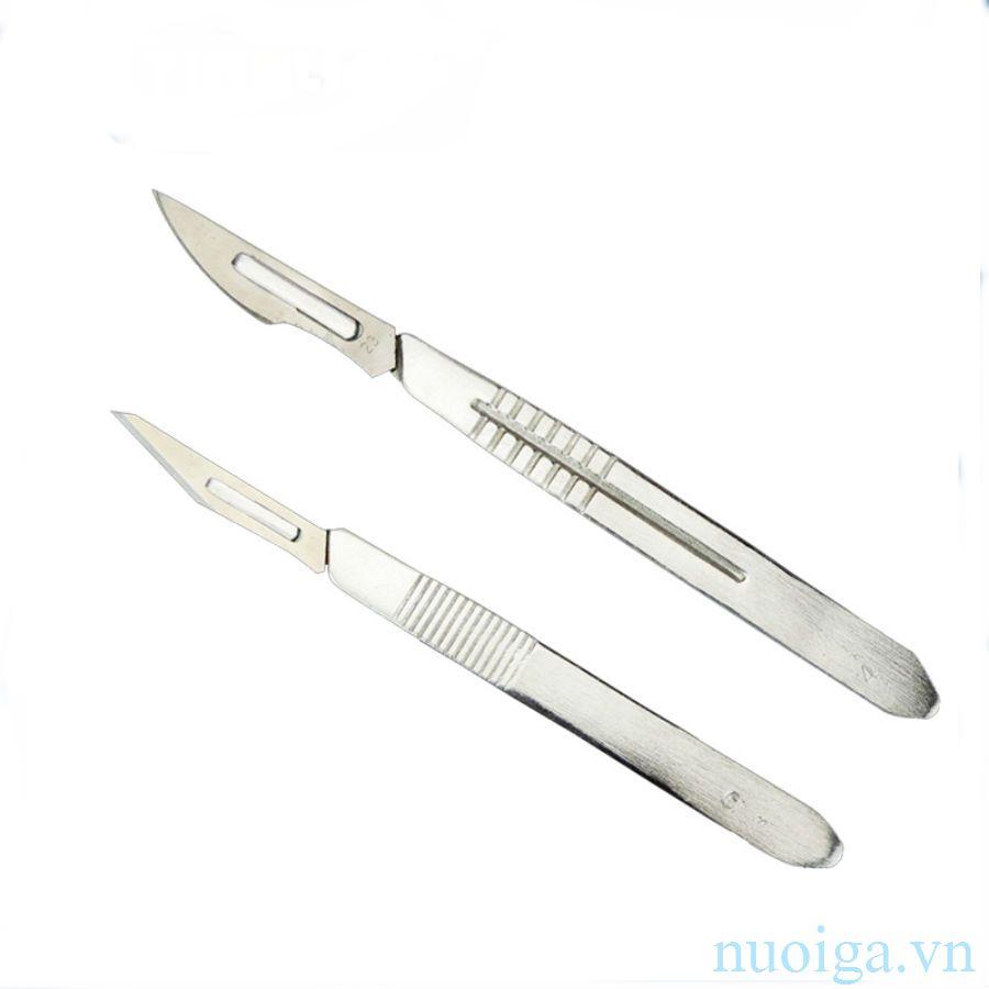 Cán dao mổ y tế số 3 (Kèm 5 lưỡi dao mổ thích hợp) Thegioiykhoa