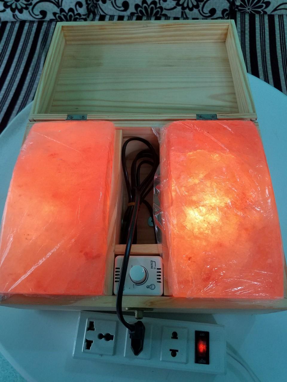 [HCM]Đá muối massage chân 2 viên cong