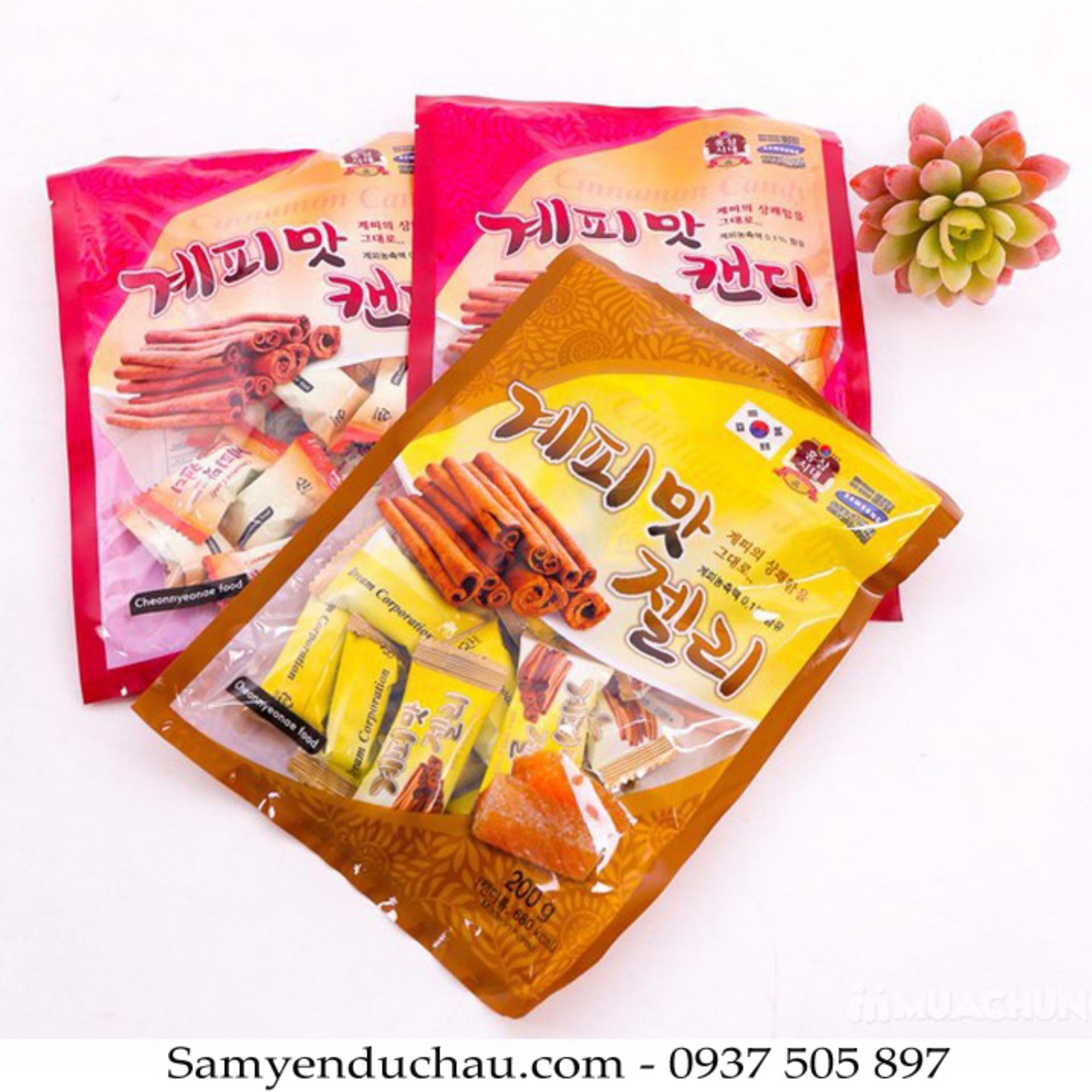 Kẹo Quế Cứng Hàn Quốc CHEONNYEONAE FOOD 200g