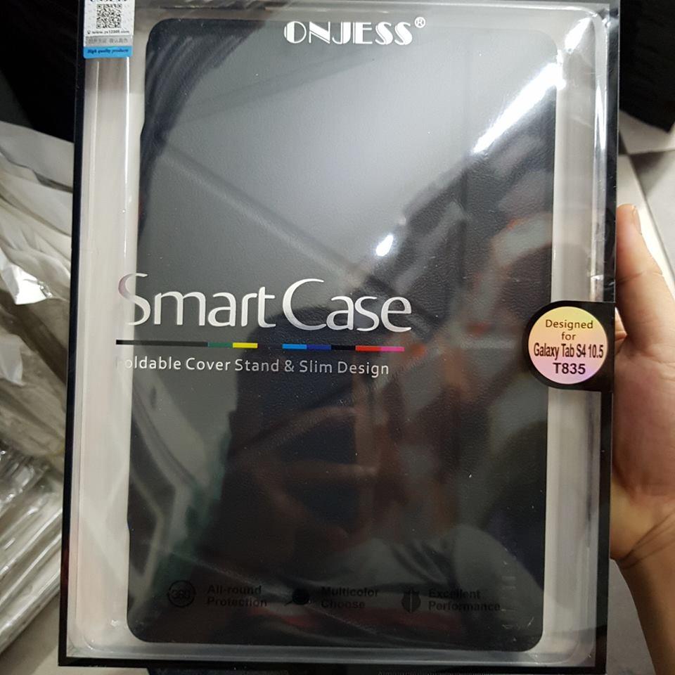 Bao da cho Samsung Tab S4 10.5 T835 (Hãng ONJESS lưng silicon)