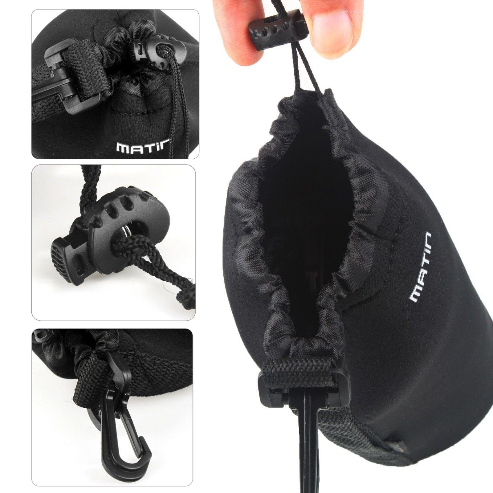 Túi đựng ống kính lens máy ảnh chống sốc Matin size S cao tối đa 8cm