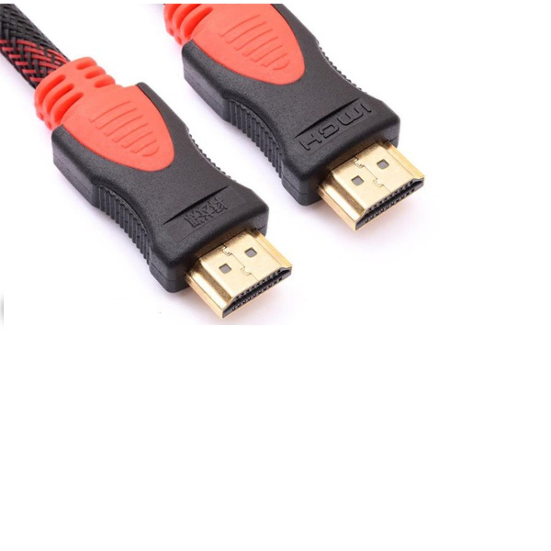 Cáp tín hiệu HDMI chống nhiễu dài 20m VS - loại tròn bọc dù chống đứt  - Nhất Tín Computer