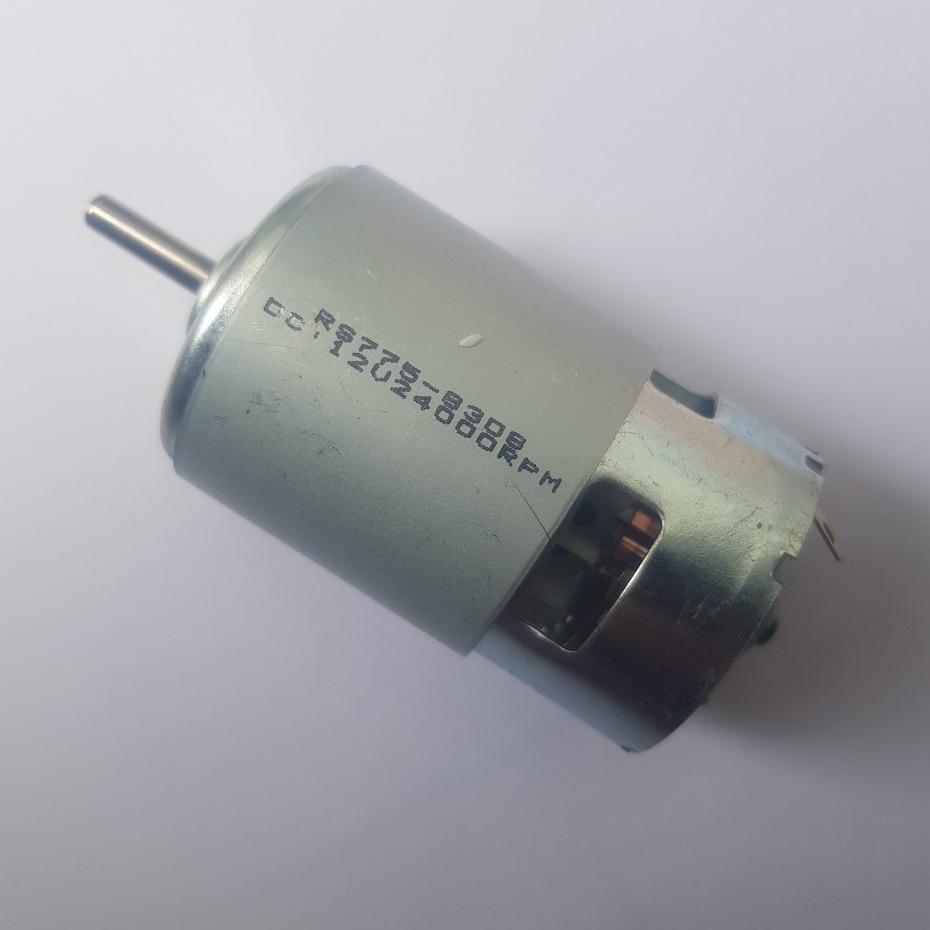 Motor 12v 775 công suất 288w tốc độ 24000 vòng ( 2 Đầu Bạc Đạn)