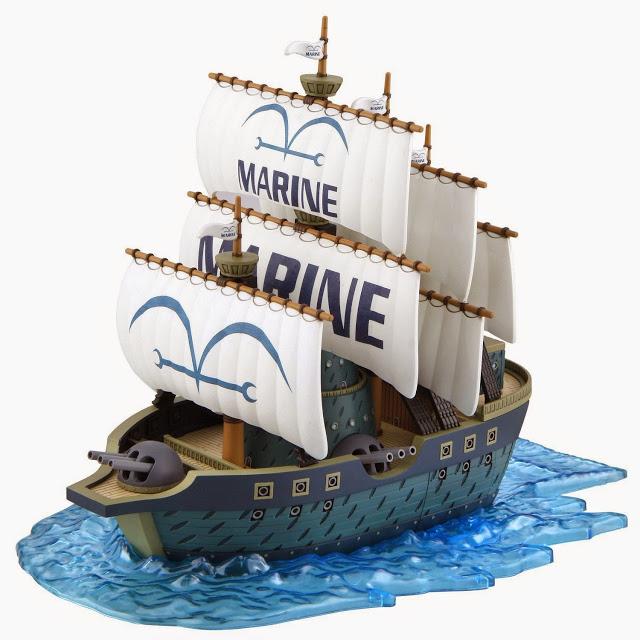 Model Boat Marine Navy one piece Luffy