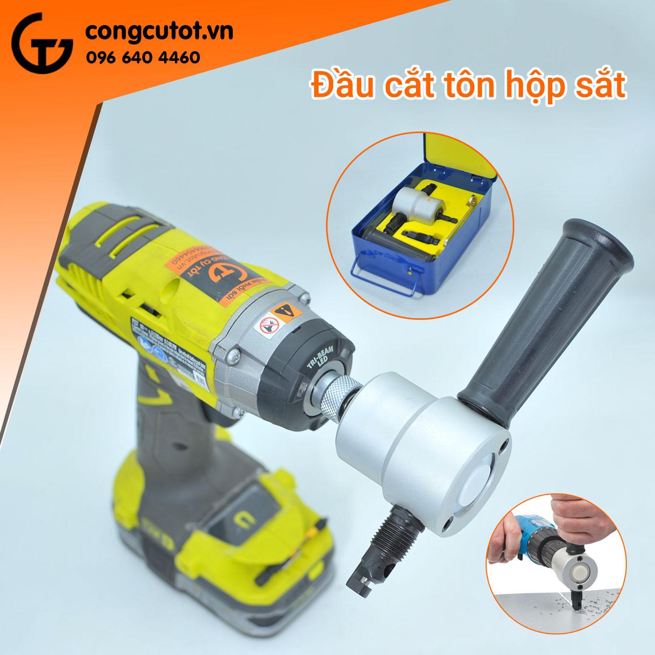 Kít cắt tôn hộp sắt có lưỡi dự phòng