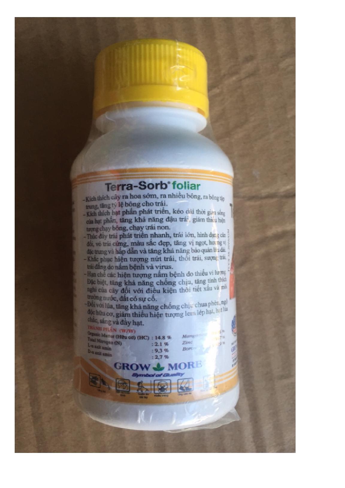 PHÂN BÓN TERRA-SORB- SIÊU TO LÁ lọ 100ml