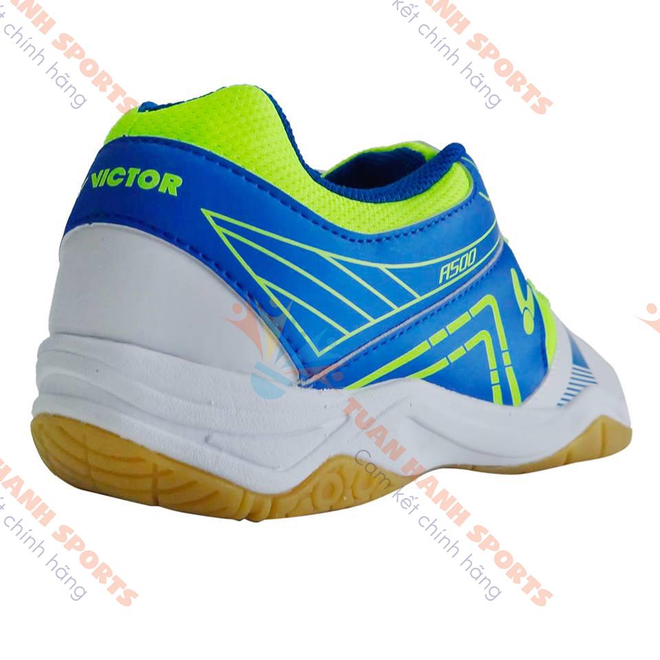 Giầy Cầu Lông Victor 500AF (Trắng Xanh)