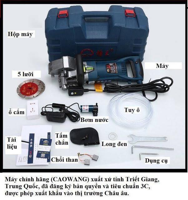 Máy cắt rãnh tường 5 lưỡi Caowang CW6121