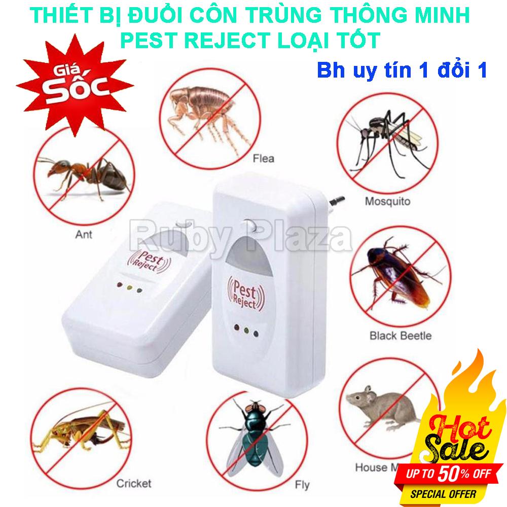 Máy Đuổi Côn Trùng Pest Reject RB -196 Xua Đuổi Hoàn Toàn Các Loại Côn Trùng ( Ruồi Muỗi Dán… ) Bằng Tần Số Sóng Siêu Âm An Toàn Cho Sức Khỏe