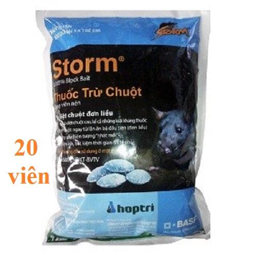 20 Viên Thuốc Diệt Chuột Xanh Thông Minh Storm