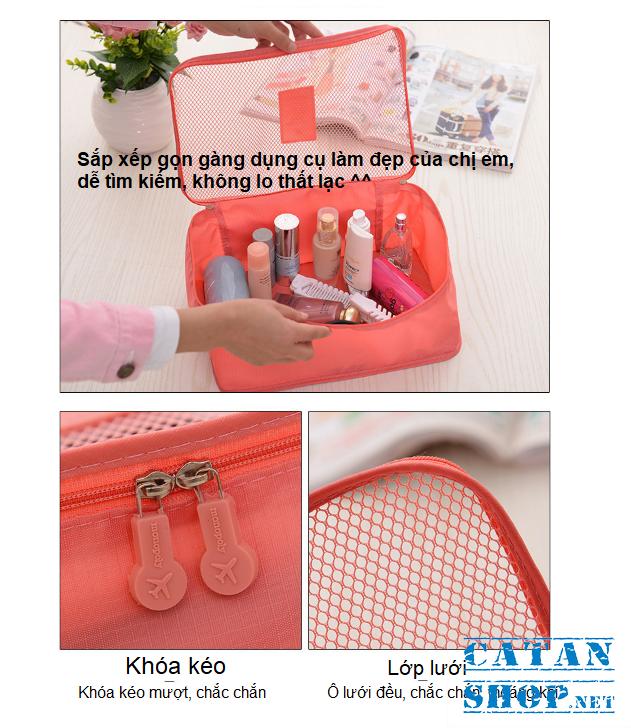 [HCM]Combo 6 Túi Đựng Đồ Du Lịch size lớn chống thấm