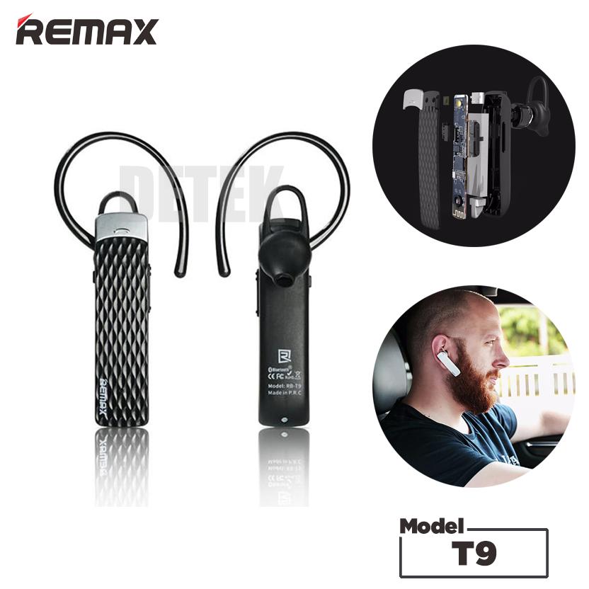 Tai nghe Bluetooth Remax T9 (Đen - Trắng)