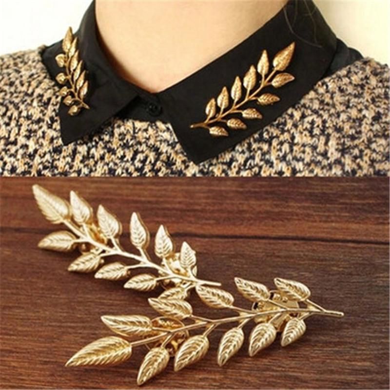 [HCM]CÀI CỔ ÁO  HÌNH CHIẾC LÁ PHONG CÁCH ÂU MỸ CALEAF