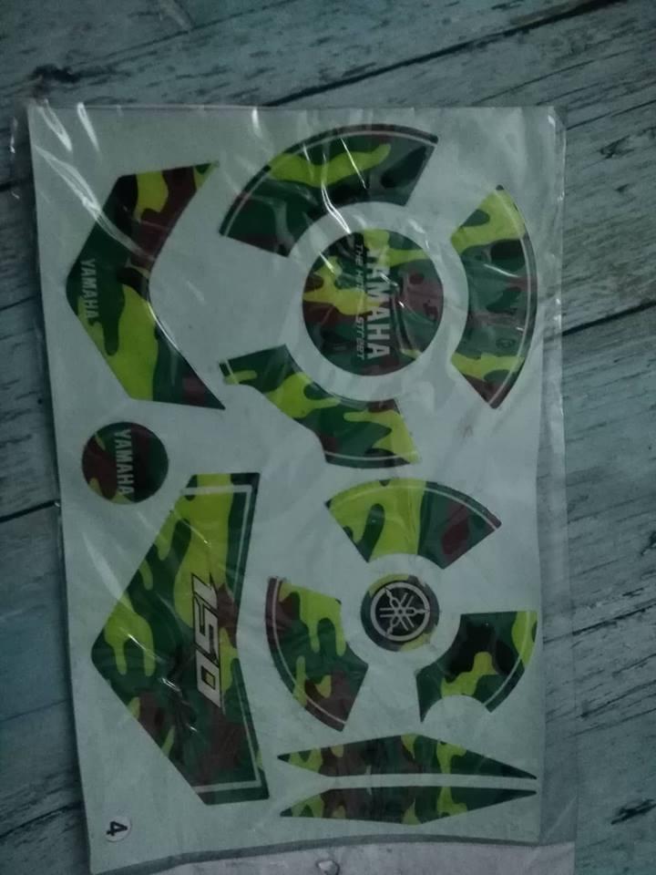 bộ tem decal dán lốc máy xe exciter 150